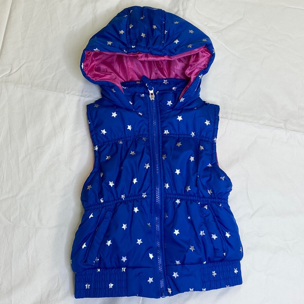 Vest Novelty Print Stars Girls Size 6X *CUTE*